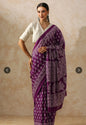 Bagru Block Print Cotton mulmul Sarees  (52)