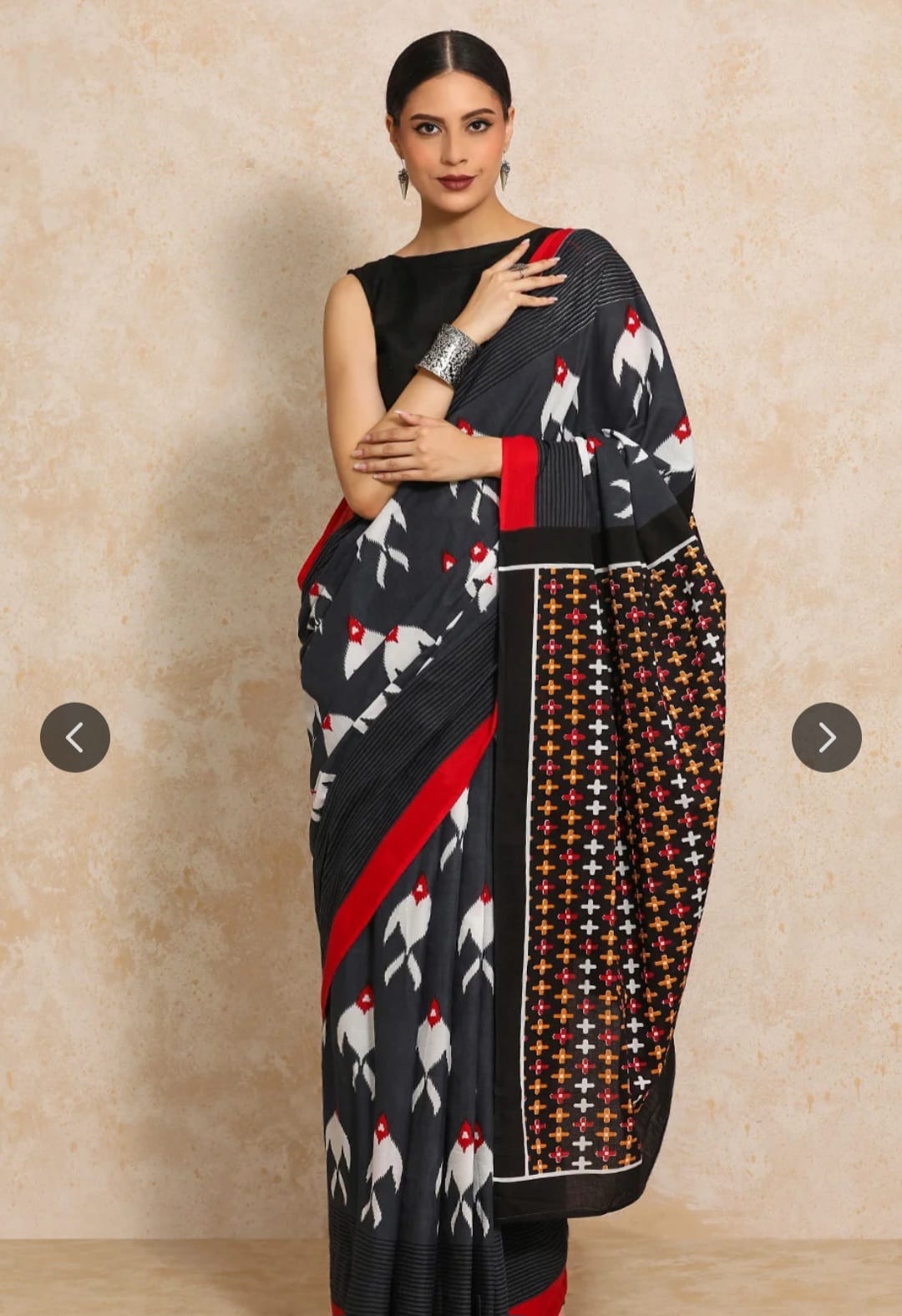 Bagru Block Print Cotton mulmul Sarees  (53)