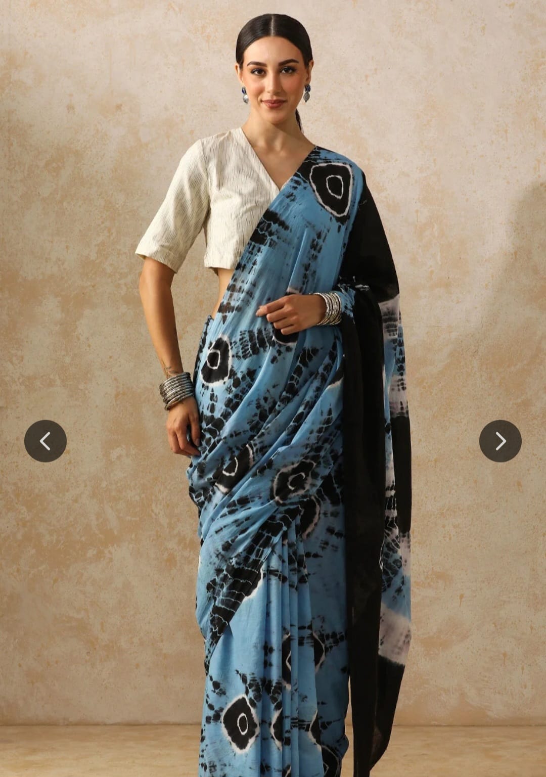 Bagru Block Print Cotton mulmul Sarees  (55)