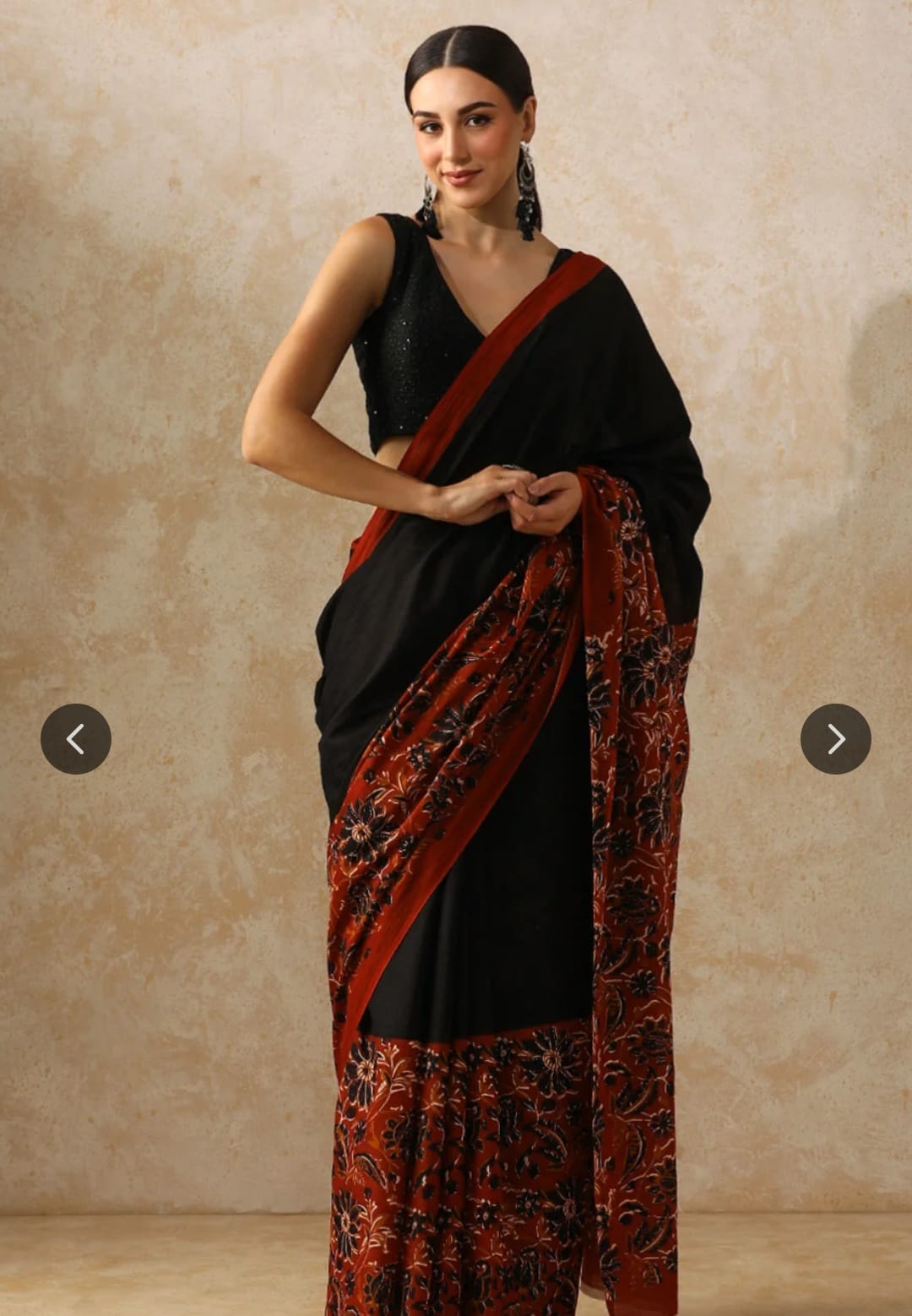 Bagru Block Print Cotton mulmul Sarees  (64)