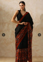 Bagru Block Print Cotton mulmul Sarees  (64)