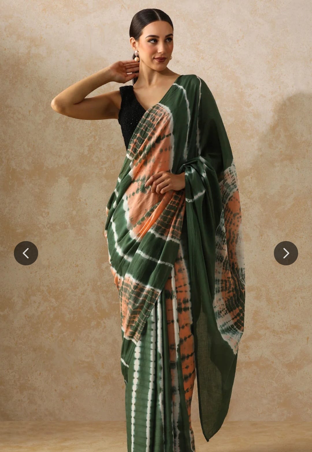 Bagru Block Print Cotton mulmul Sarees  (70)