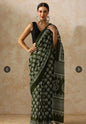 Bagru Block Print Cotton mulmul Sarees  (79)