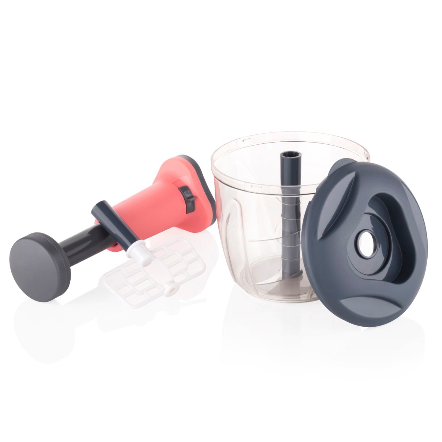 2 In 1 Push Up Chopper With Blender