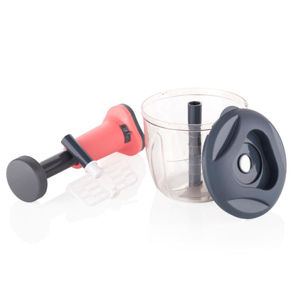 2 In 1 Push Up Chopper With Blender