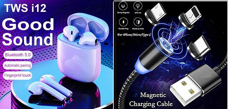 Wireless earbuds with charging case and magnetic charging cable

#Krayacart
#onlineshopping
#womens
#india
#onlineshopping
#shoppingonline
#ecommerce
#shopnow
#instashop
#shoplocal
#shopsmall
#shoppingday
#newarrivals
#musthave
