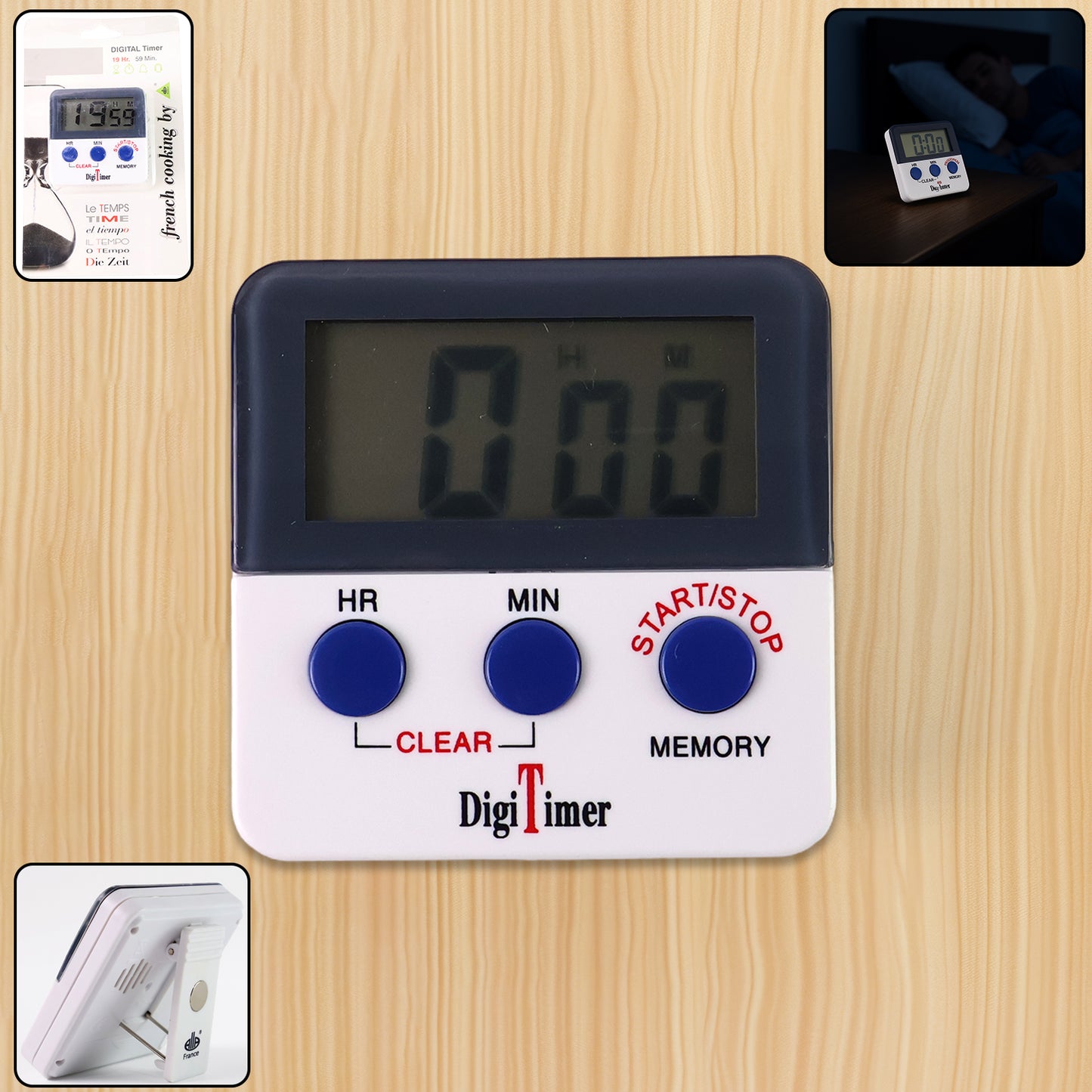 Digital Kitchen Timer With Alarm