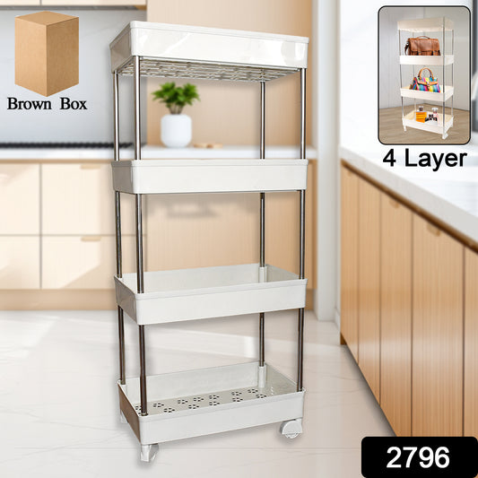 4 Layer Kitchen Rack For Holding And Placing Types Of Things