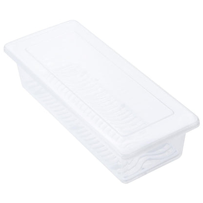 Food Storage Container With Removable Drain Plate