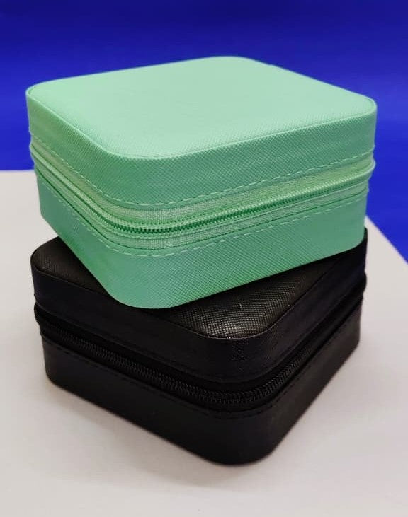 Mini Jewellery Square Box with Zip