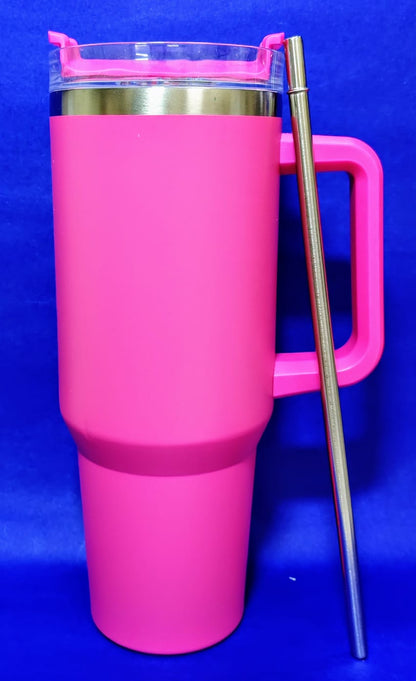 TUMBLER 1200 ML (Insulated with steel & plastic Straw)