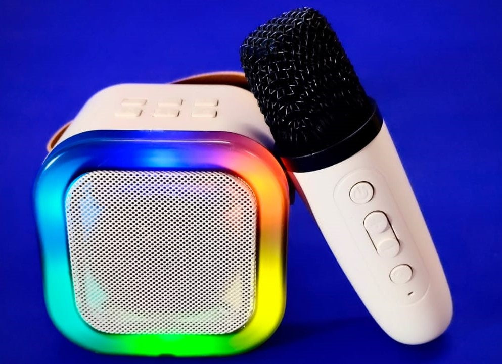 Colourful Karaoke Sound System with Mic K12 SPEAKER