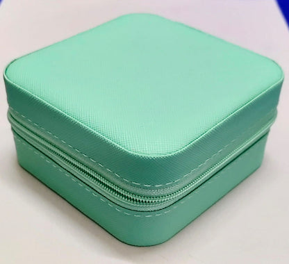 Mini Jewellery Square Box with Zip