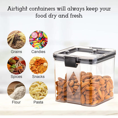 4pc Square Container 700ml Used For Storing Types Of Food Stuffs And Items.