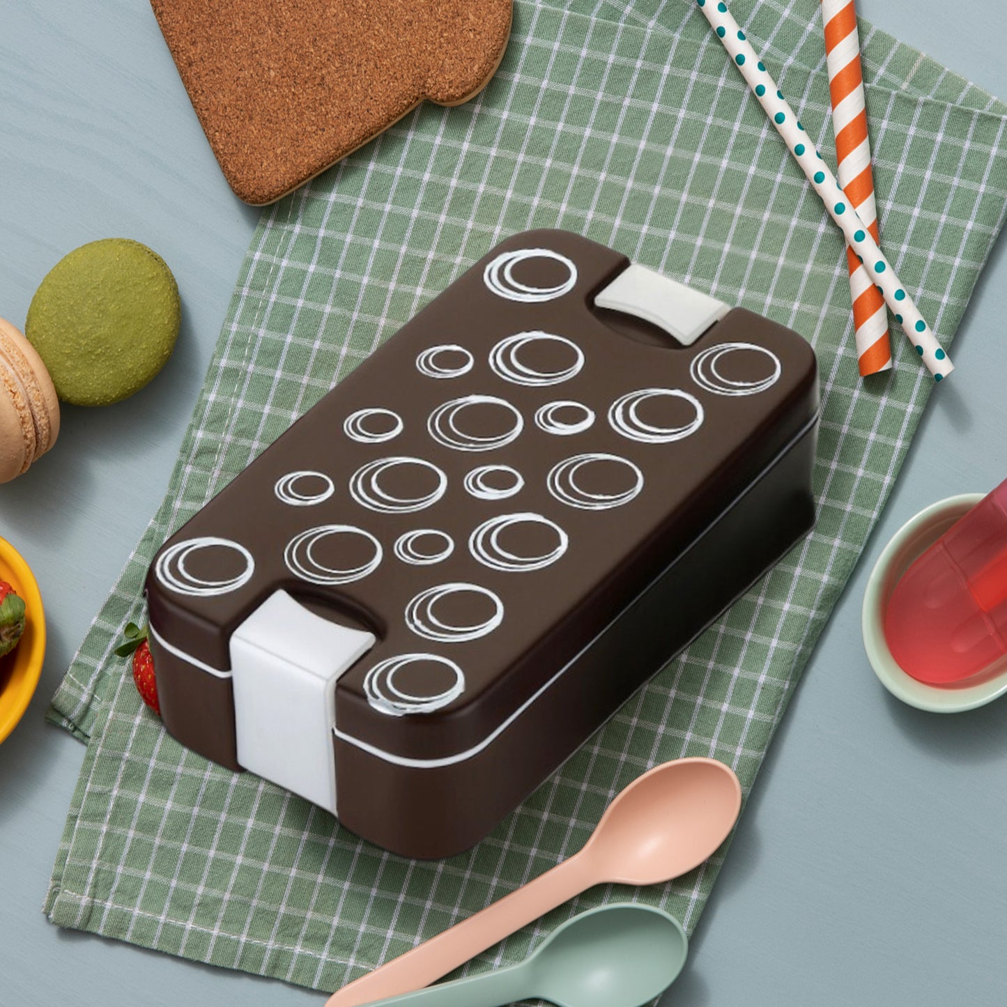 Airtight Lunch Box 2 Compartment Lunch Box