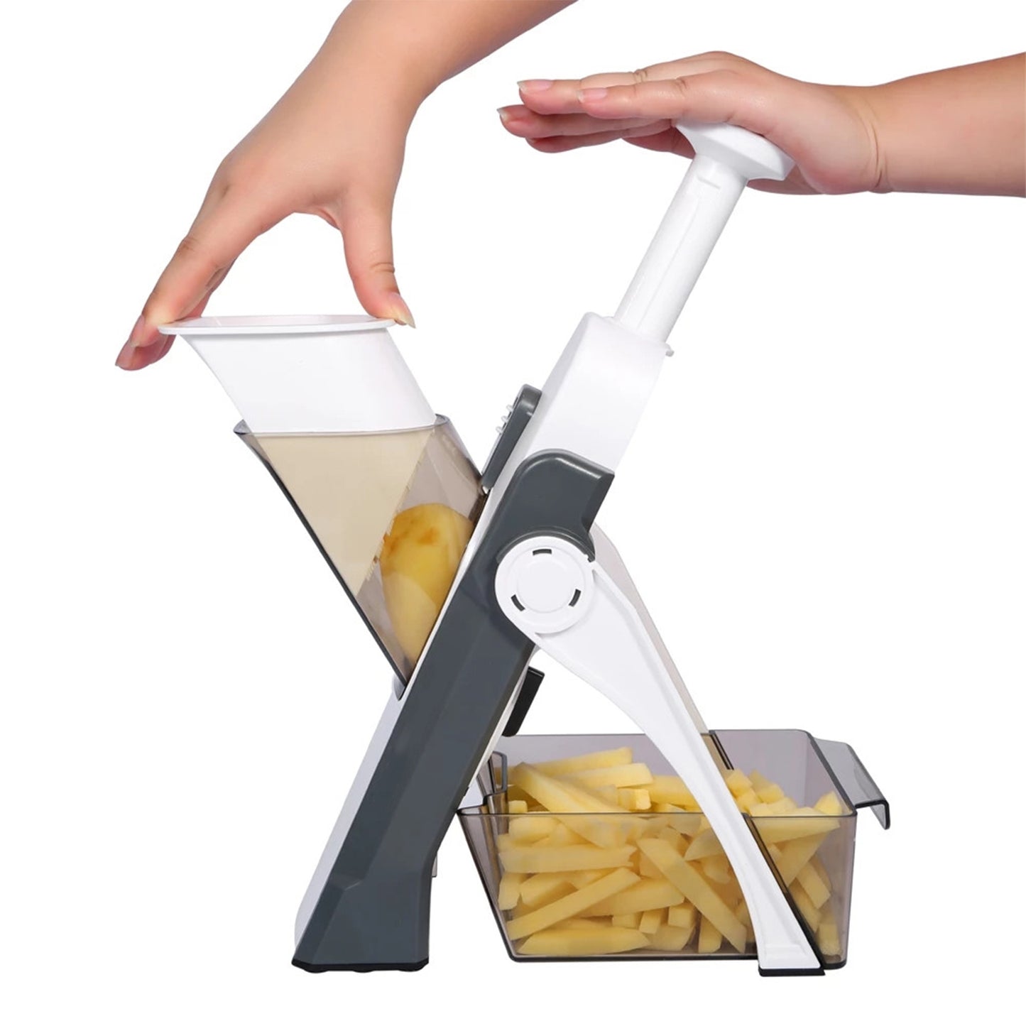 Adjustable Hand Press Vegetables Chopper