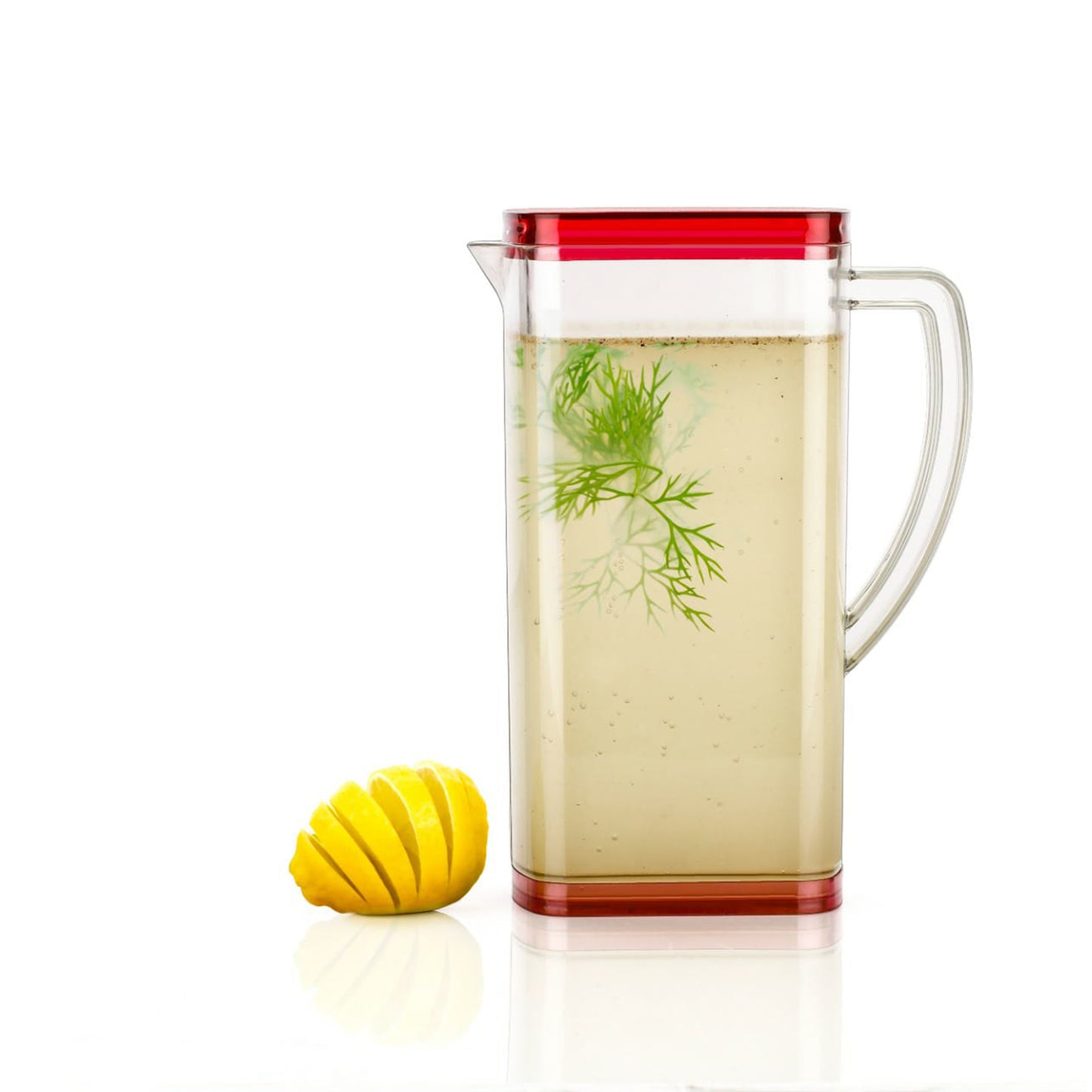 Square Jug For Carrying Water , Juices And Beverages