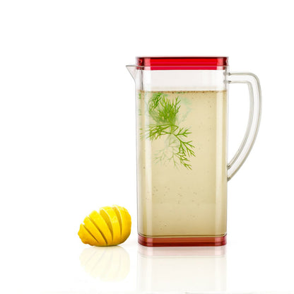 Square Jug For Carrying Water , Juices And Beverages