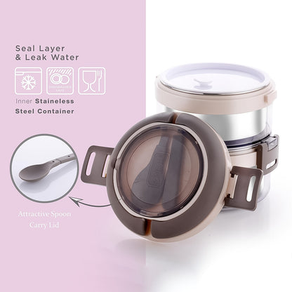 Steko-2 Double Layer Stainless Steel Insulated Lunch Box Set