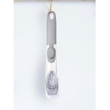 Automatic Liquid Dispenser Dish Clean Brush Scrubber