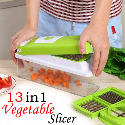 Plastic 13-in-1 Manual Vegetable Grater