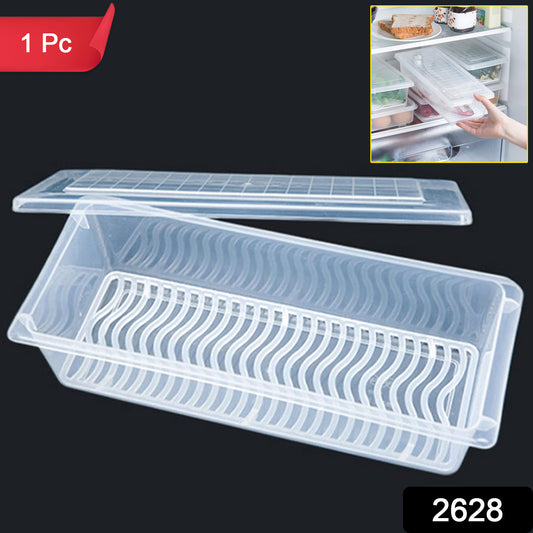 Food Storage Container With Removable Drain Plate