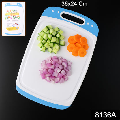 Vegetables And Fruits Cutting Chopping Board Plastic Chopper Cutter Board (1 Pc)