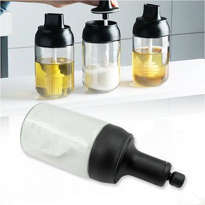 Heat-resistant Condiment Container Seasoning Box Glass